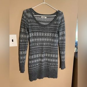 Knit Knee Length Sweater Dress